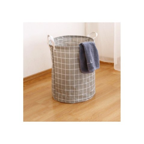 Organizer do Przechowywania Odzieży – Czarny w Kratę – 35x45 cm