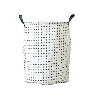 Organizer do Przechowywania Odzieży – Biały w Plusy – 35x45 cm