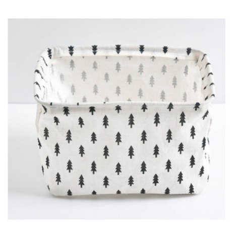 Organizer do Przechowywania Odzieży – Biały w Choinki – 21x25 cm