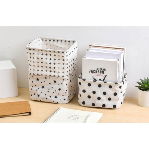 Organizer do Przechowywania Odzieży – Biały w Choinki – 21x25 cm