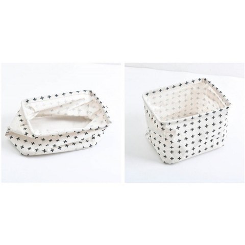 Organizer do Przechowywania Odzieży – Biały w Choinki – 21x25 cm