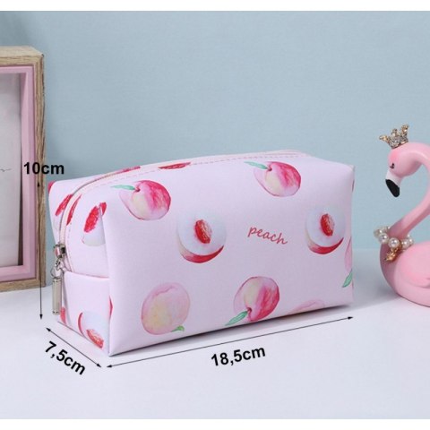 Organizer na Kosmetyki – Fioletowy w Brzoskwinie – 19x10 cm