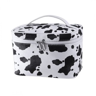 Organizer na Kosmetyki – Biały w Czarne Łaty – 22x17 cm
