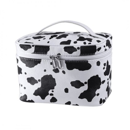 Organizer na Kosmetyki – Biały w Czarne Łaty – 22x17 cm