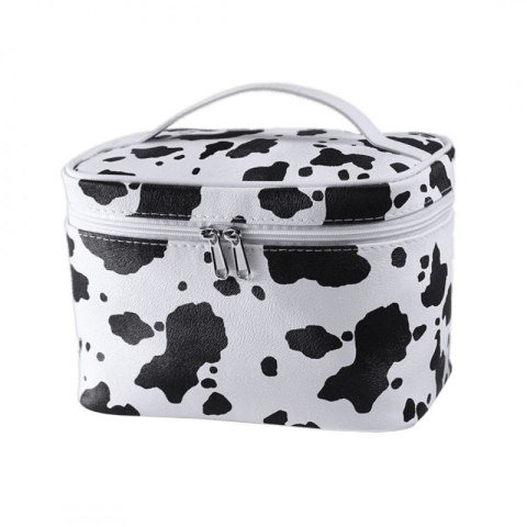 Organizer na Kosmetyki – Biały w Czarne Łaty – 22x17 cm