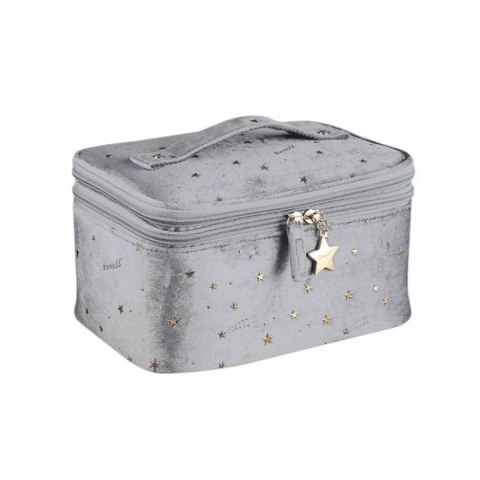 Organizer na Kosmetyki – Szary w Gwiazdy 2w1 – 25x17 cm