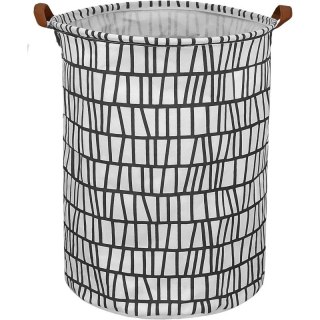 Organizer do Przechowywania Odzieży – Biały we Wzory – 35x45 cm