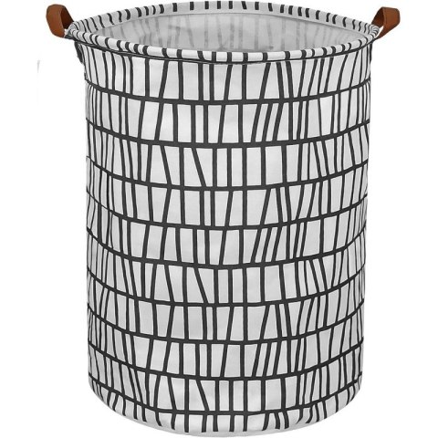 Organizer do Przechowywania Odzieży – Biały we Wzory – 35x45 cm