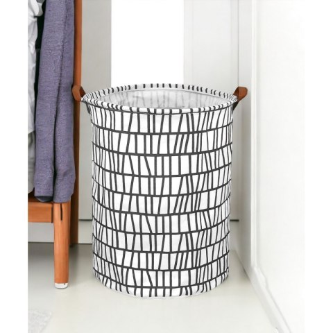 Organizer do Przechowywania Odzieży – Biały we Wzory – 35x45 cm