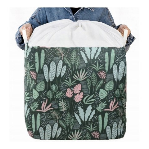 Organizer do Przechowywania Odzieży – Zielony w Liście – 50x40 cm