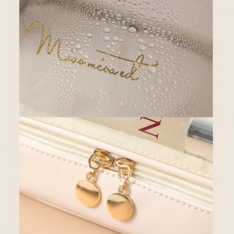 Organizer na Kosmetyki – Kremowy – 23x16 cm
