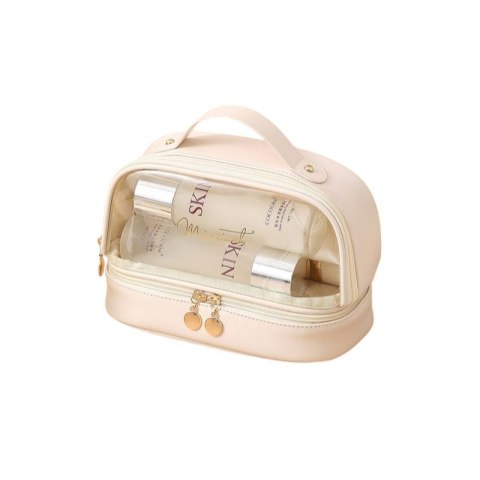 Organizer na Kosmetyki – Kremowy – 23x16 cm