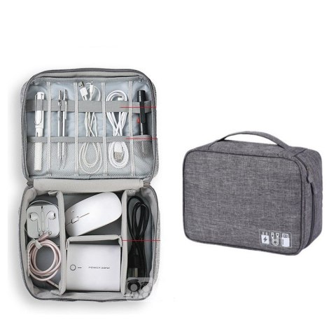 Organizer na Akcesoria – Szary – 24,5x18 cm