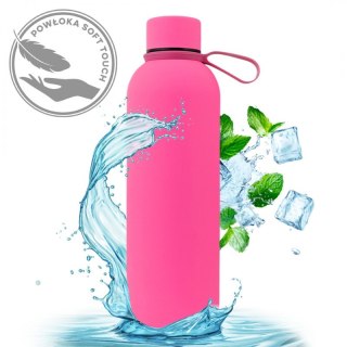 Butelka Termiczna SOFT TOUCH – Stal Nierdzewna – 500 ml