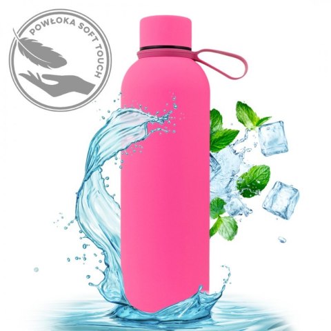 Butelka Termiczna SOFT TOUCH – Stal Nierdzewna – 500 ml