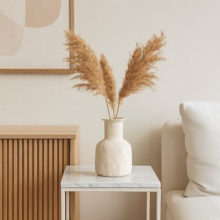 Wazon Ceramiczny Biały – 17,5x11 cm