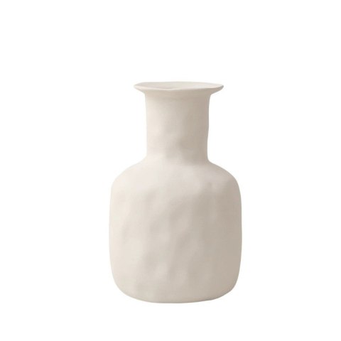 Wazon Ceramiczny Biały – 17,5x11 cm