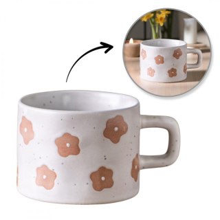 Kubek Ceramiczny – Wzór Retro – 250 ml