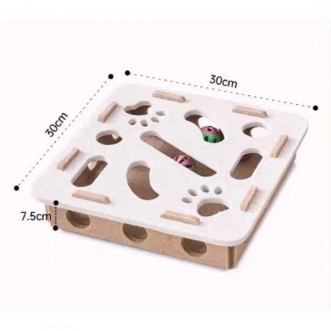 Interaktywna Zabawka dla Kota – Filcowy Labirynt - 30 cm