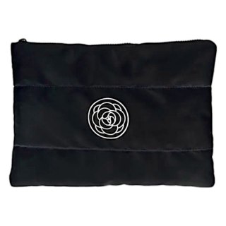 Organizer na Kosmetyki - Czarny Pikowany - 22x31 cm