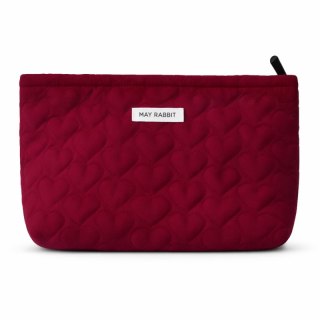 Organizer na Kosmetyki – Bordowy Pikowany – 25x18 cm