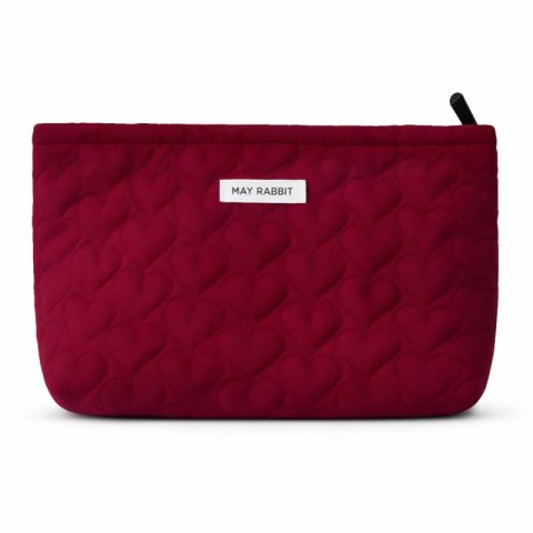 Organizer na Kosmetyki – Bordowy Pikowany – 25x18 cm