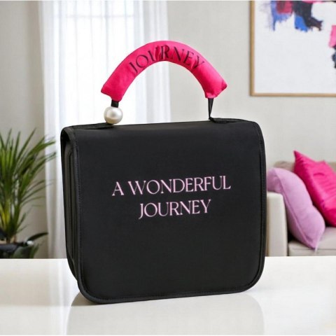 Organizer na Kosmetyki – Czarny – 24x24 cm