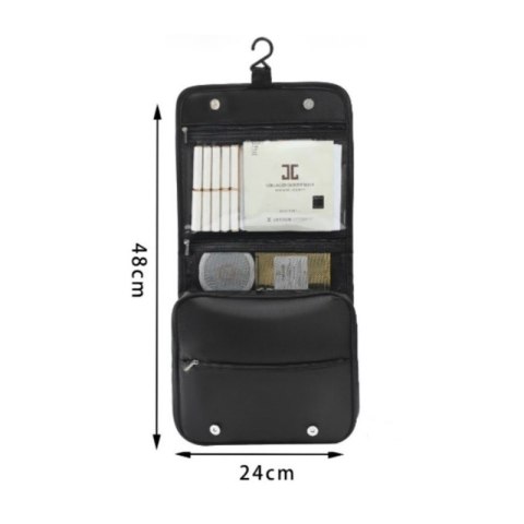 Organizer na Kosmetyki – Czarny – 24x24 cm