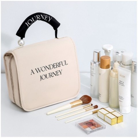 Organizer na Kosmetyki – Kremowy – 24x24 cm