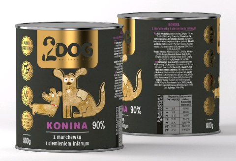 Danie z Koniny z Siemieniem Lnianym – 800 g
