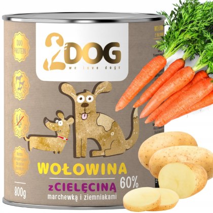 Danie z Wołowiny i Cielęciny z Warzywami – 800 g
