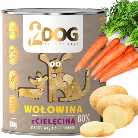 Danie z Wołowiny i Cielęciny z Warzywami – 800 g
