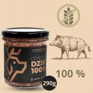 Mięso z Dzika w Sosie Własnym (Słoik) – 290 g