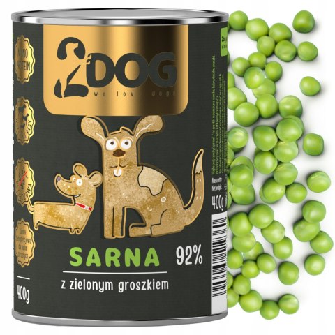 Danie z Sarniny z Zielonym Groszkiem – 400 g