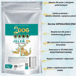 Karma z Jeleniem – Zimnotłoczona (12 kg)