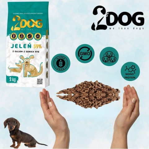 Karma z Jeleniem – Zimnotłoczona (3 kg)