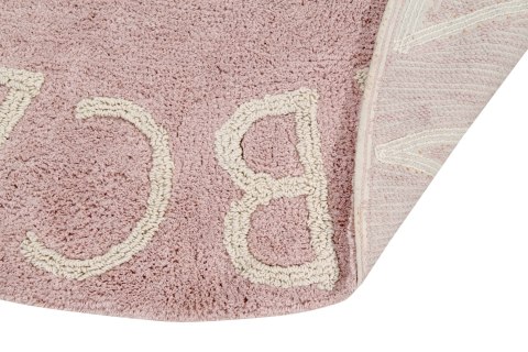 Dywan Bawełniany Edukacyjny Alfabet – Vintage Nude – Śr. 150 cm