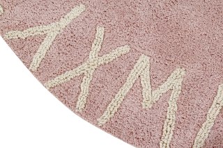 Dywan Bawełniany Edukacyjny Alfabet – Vintage Nude – Śr. 150 cm