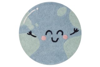 Dywan Bawełniany Okrągły Big Big World Mr Wonderful – Śr. 100 cm