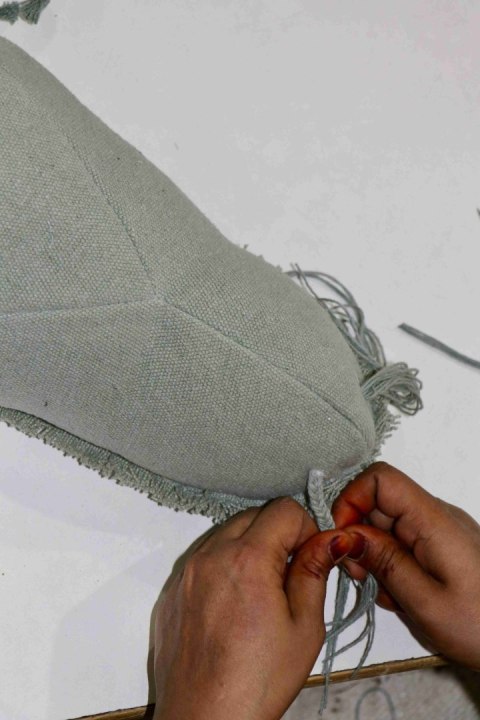 Kosz Bawełniany w Kształcie Ślimaka - 60 cm