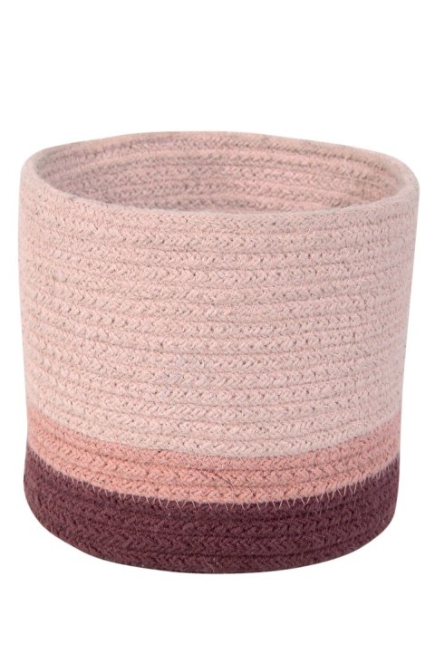 Kosz Bawełniany Mini Tricolor – Vintage Nude – Śr. 15 cm