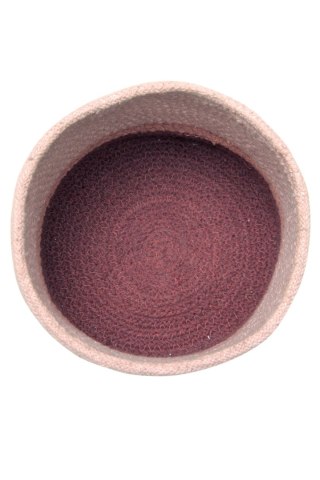 Kosz Bawełniany Mini Tricolor – Vintage Nude – Śr. 15 cm
