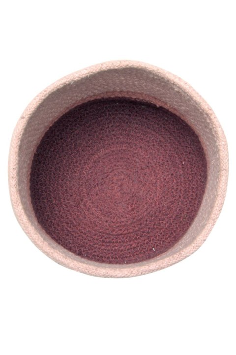 Kosz Bawełniany Mini Tricolor – Vintage Nude – Śr. 15 cm