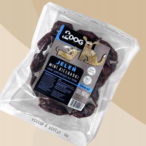 Mini Sticksy z Jelenia (Mini Kiełbaski) – 160 g