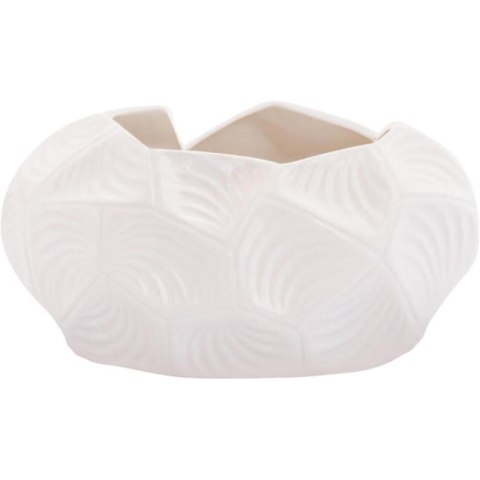 Wazon Ceramiczny - Biały - 13 cm