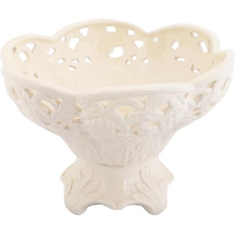 Misa Dekoracyjna Ceramiczna na Zdobionej Podstawie – 20 cm