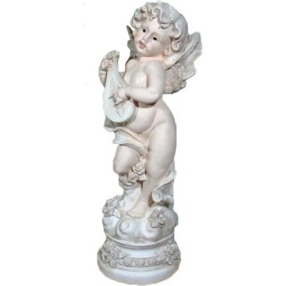 Rzeźba Dekoracyjna Anioł z Lirą – 82 x 27 cm