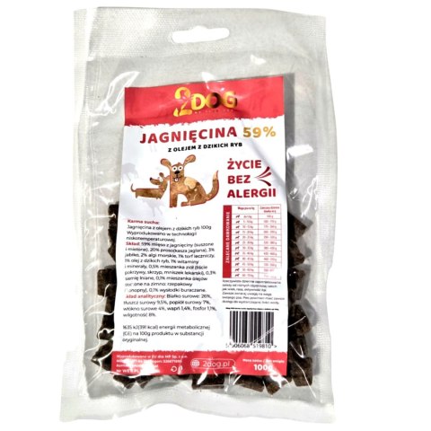 Karma z Jagnięciną – Zimnotłoczona (100 g)