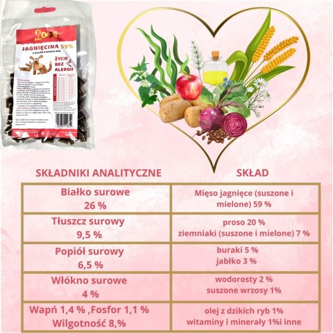 Karma z Jagnięciną – Zimnotłoczona (100 g)