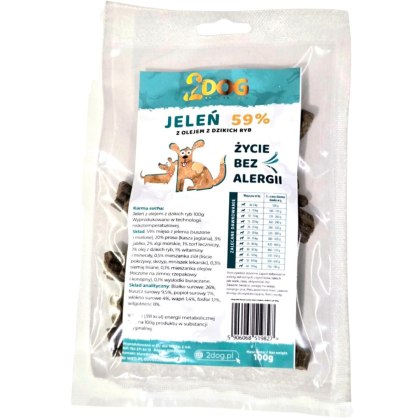 Karma z Jeleniem – Zimnotłoczona (100 g)